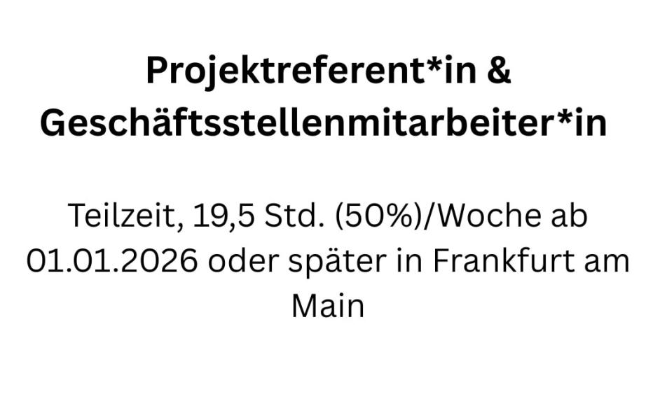 Hier ist ein Titelfoto für eine Stellenausschreibung.
